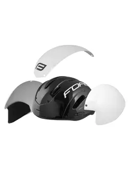 FORCE GLOBE Cyklistická helma white-black 