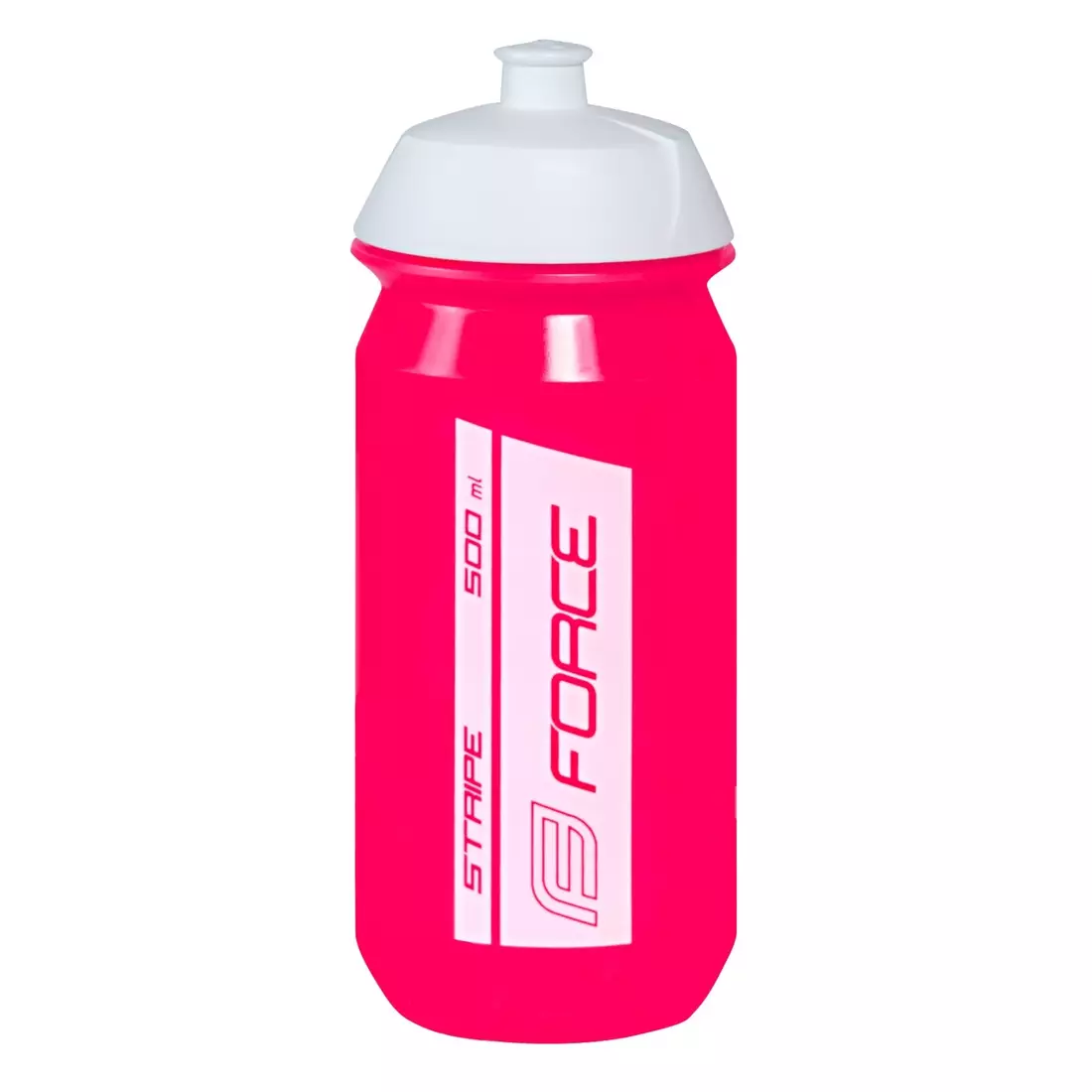 FORCE láhev s vodou na kole stripe 0,5l pink-white 251957