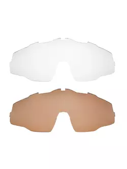 FORCE  sportovní brýle s vyměnitelnými skly everest bílá 91091