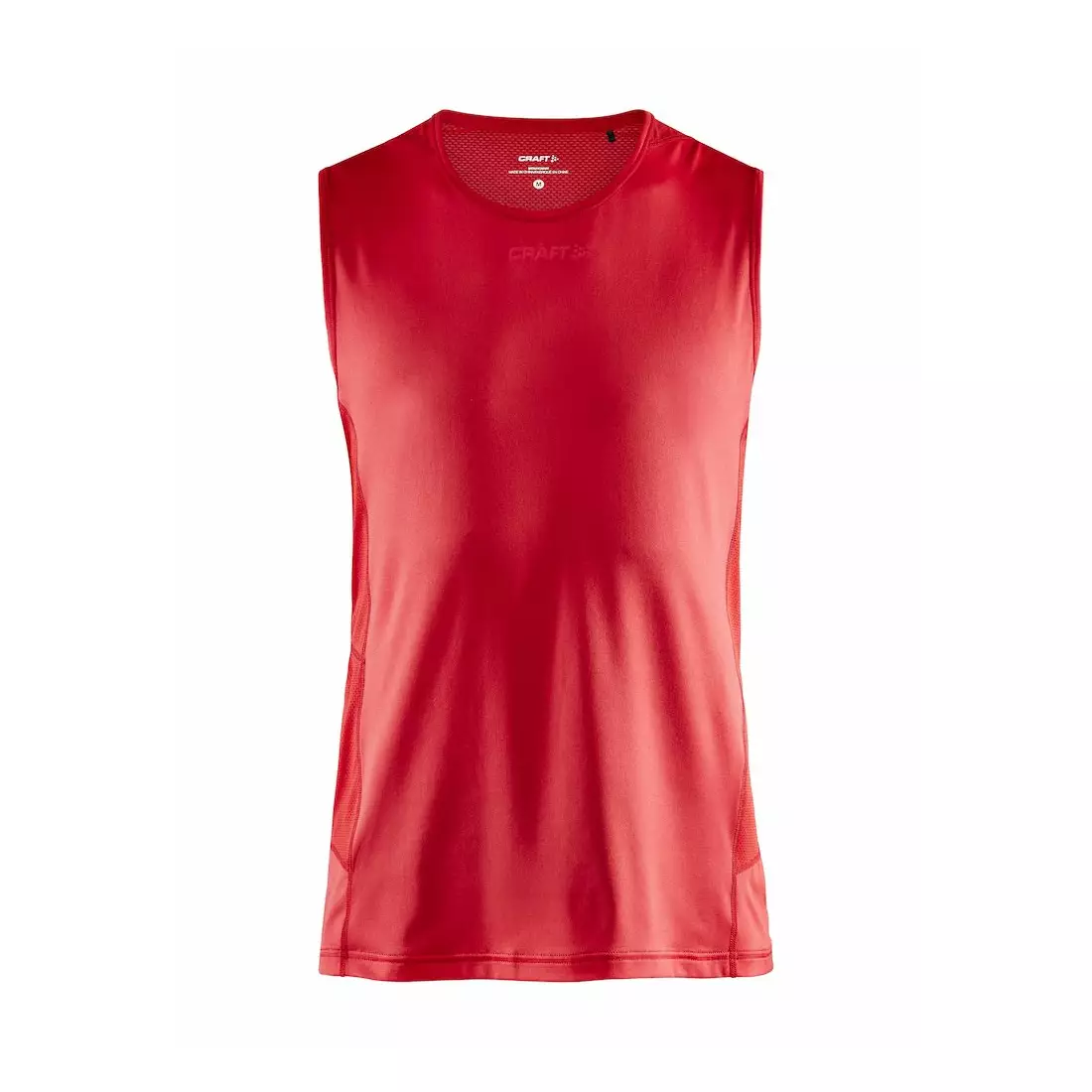 CRAFT ADV ESSENCE SL TEE M - pánské červené sportovní tričko bez rukávů 1908752-430000