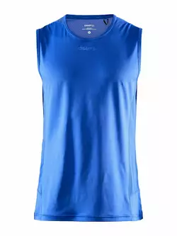 CRAFT ADV ESSENCE SL TEE M - pánské modré sportovní tričko bez rukávů 1908752-360000