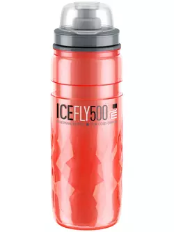 ELITE ICE FLY termolahev na kolo 500 ml, Červené