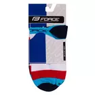 FORCE Sportovní ponožky SPROCKET, modré 9009075