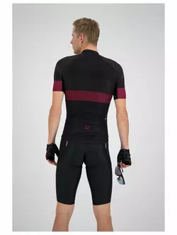 ROGELLI Peak cyklistická košile černo-bordová 001.328