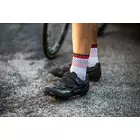 Rogelli HAPPY DOTS RCS-12 cyklistické ponožky 007.146 bílá / červená
