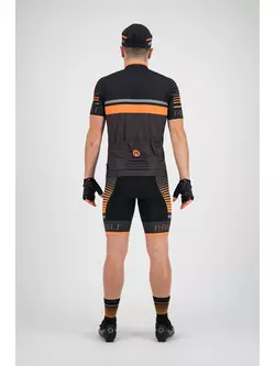 Rogelli HERO 001.264 pánský cyklistický dres šedá / černá / oranžová