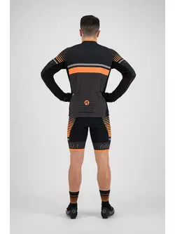 Rogelli HERO 001.268 pánský cyklistický dres šedá / černá / oranžová