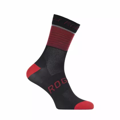 Rogelli HERO cyklistické ponožky 007.904 černá / červená