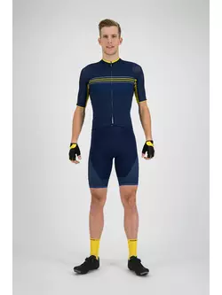Rogelli Kalon 001.090 pánský cyklistický dres modrý / žlutý