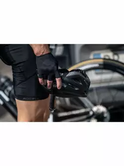 Rogelli Pure cyklistické rukavice Černá 006.390