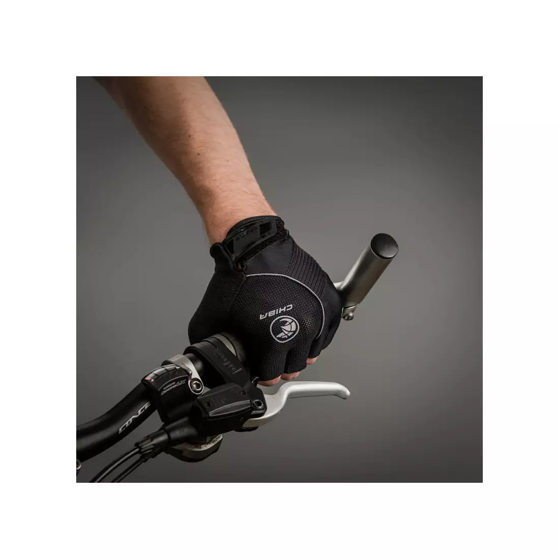 CHIBA cyklistické rukavice bioxcell Černá 3060120 