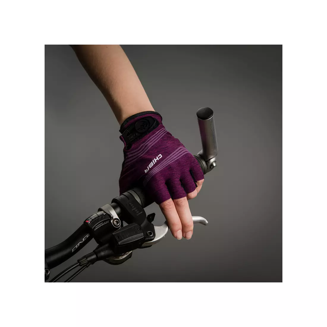 CHIBA dámské cyklistické rukavice lady super light nachový 3090220