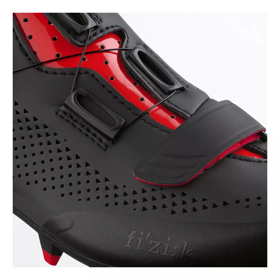 Cyklistické boty FIZIK Terra X5 mtb černo-červené