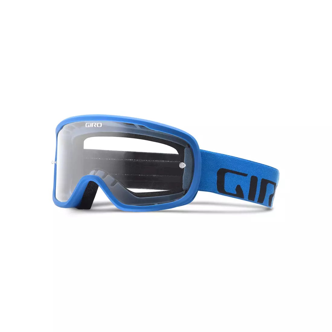 GIRO cyklistické brýle tempo mtb blue (Průhledné sklo S0)  připoutání k smyku GR-7086556