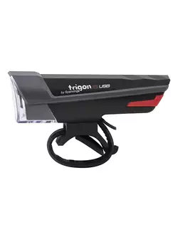 Přední světlo SPANNINGA TRIGON 15 luxów/80 lumeny USB Černá SNG-999154