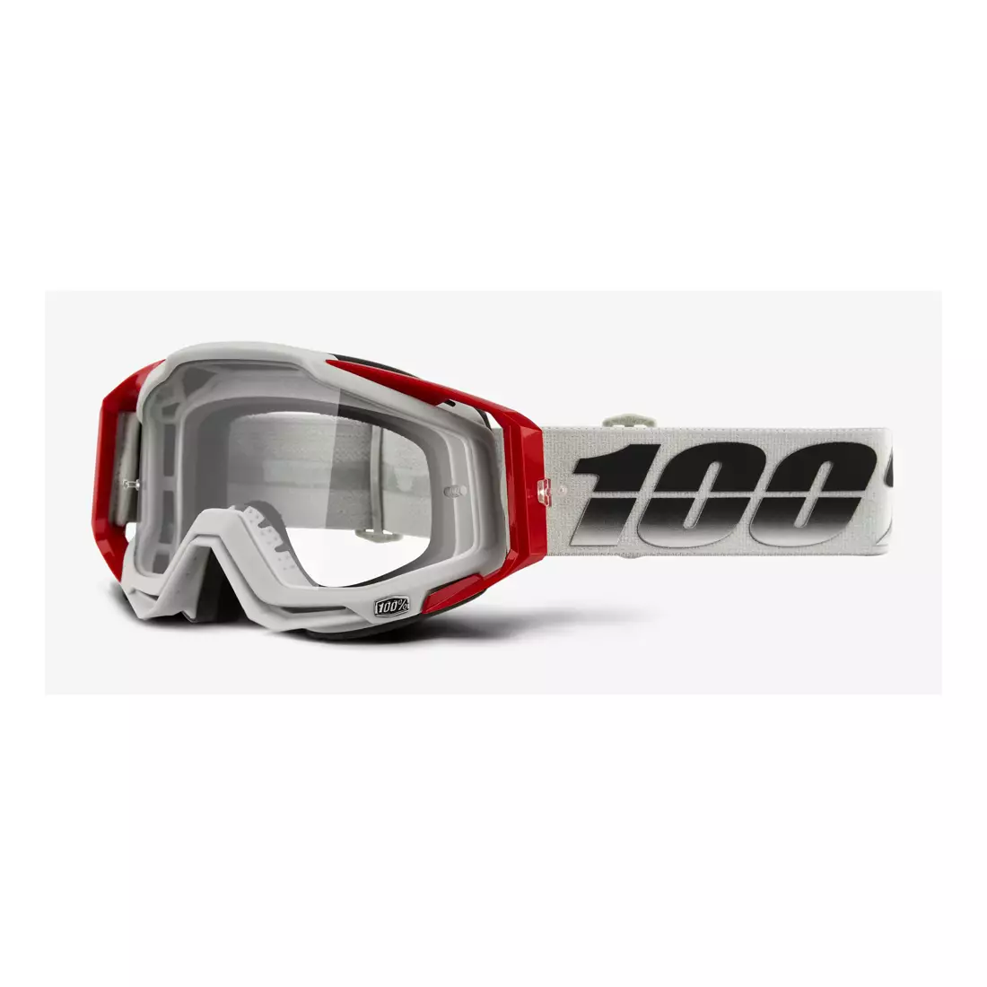 100% cyklistické brýle racecraft suez (průhledné sklo Anti-Fog + 10 Smyk) STO-50100-385-02