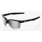 100% sportovní brýle sportcoupe matte black HiPER silver mirror lens + clear lens STO-61020-019-76