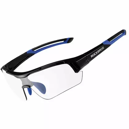 Rockbros 10111 cyklistické / sportovní brýle s fotochromou Černá a modrá