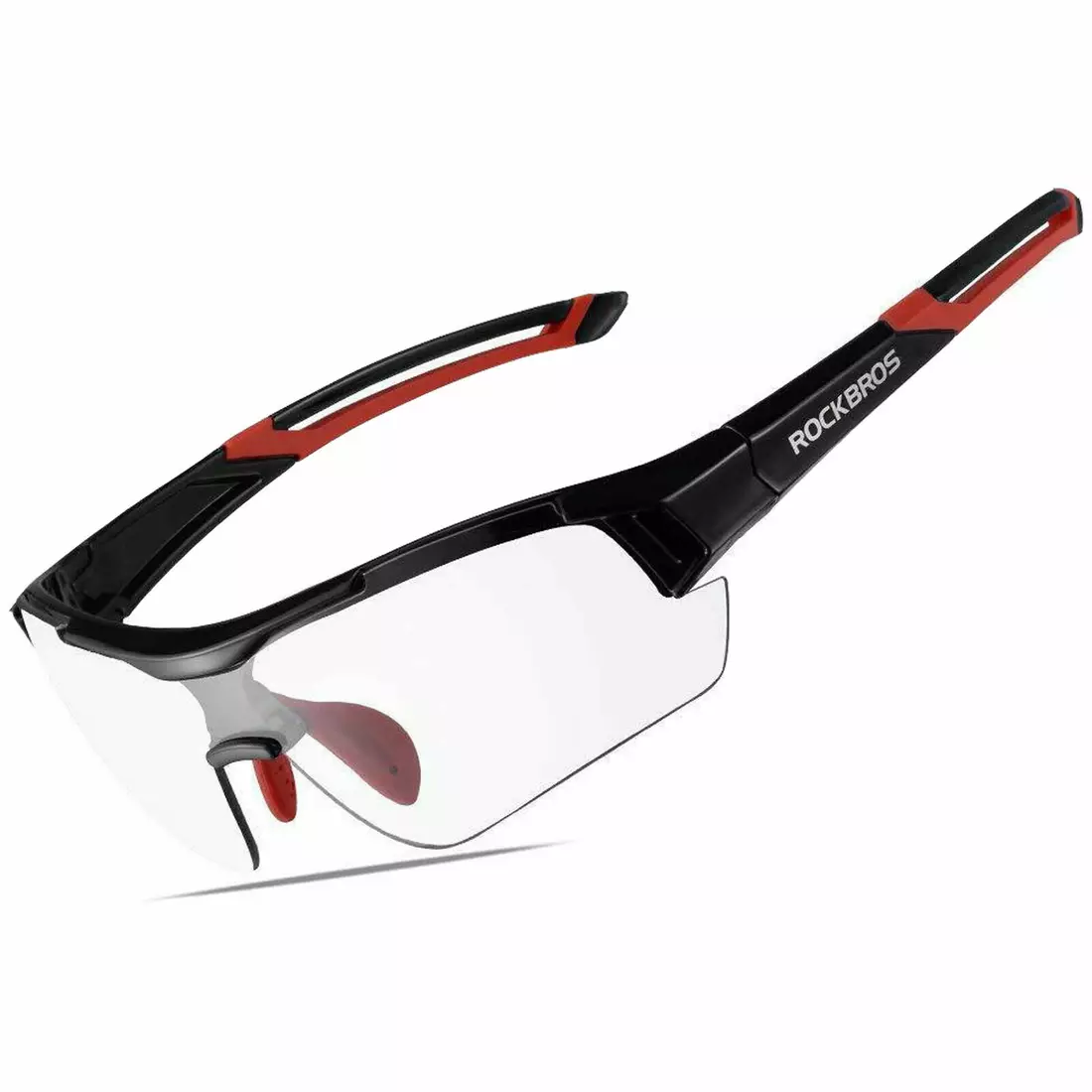 Rockbros 10112 cyklistické / sportovní brýle s fotochromou černá a červená