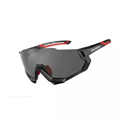 Rockbros 10131 Polarizované cyklistické / sportovní brýle 5 výměnné čočky Černá
