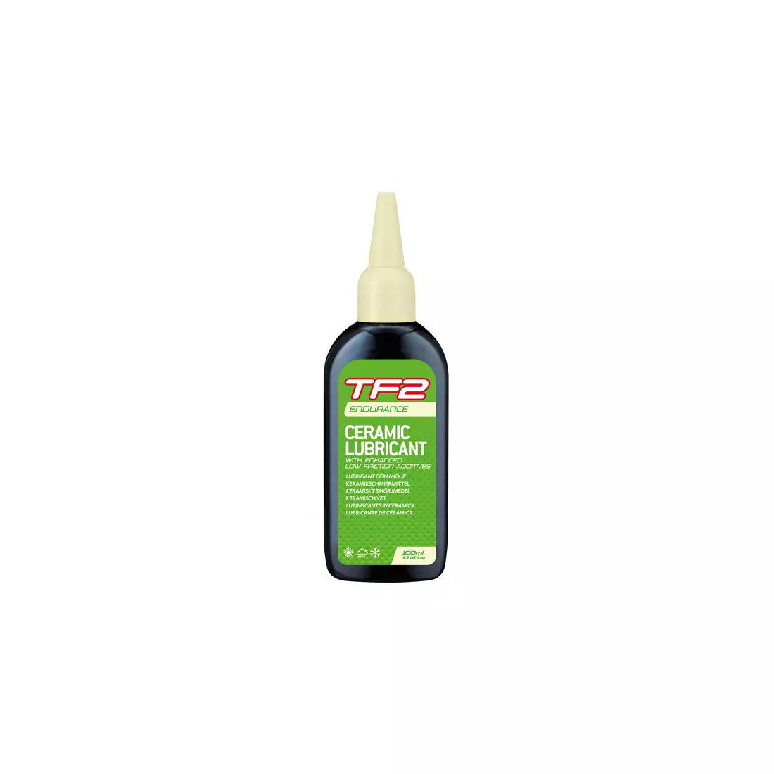 WELDTITE tf2 vytrvalostní keramický mazací olej na řetězy (suché a mokré podmínky) 100ml WLD-03065