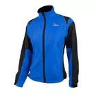 ROGELLI RUN ELVI - ultralehká dámská běžecká bunda, modrá a černá