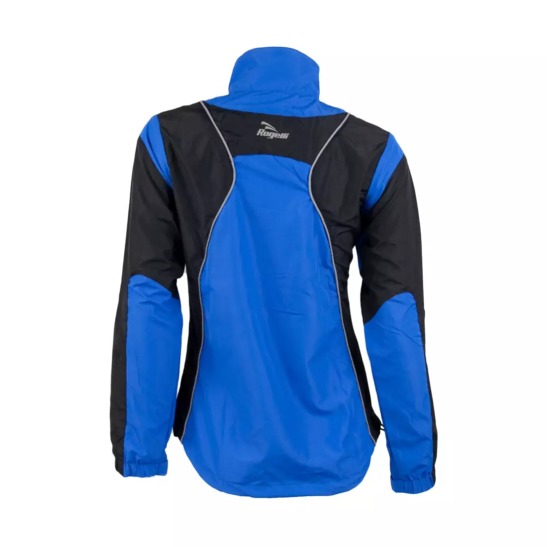 ROGELLI RUN ELVI - ultralehká dámská běžecká bunda, modrá a černá