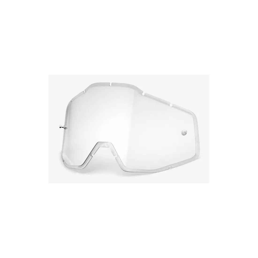 100% brýlová čočka racecraft/accuri/strata (průhledné sklo HD double Anti-Fog) STO-51004-010-02