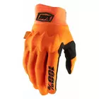 100% cyklistické rukavice cognito oranžový STO-10013-260-12