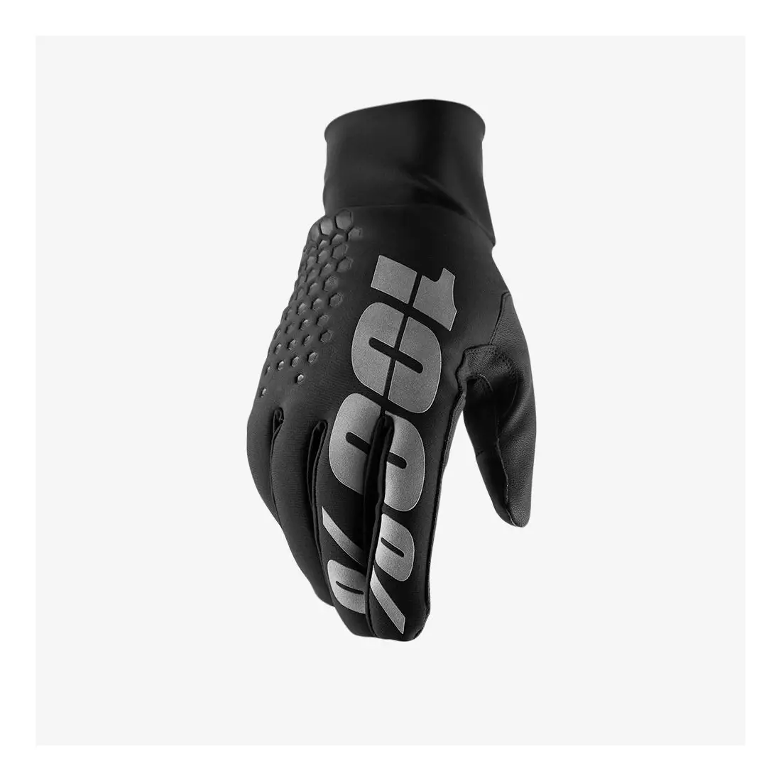 100% cyklistické rukavice hydromatic brisker Černá STO-10010-001-12