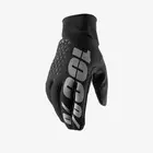 100% cyklistické rukavice hydromatic brisker Černá STO-10010-001-12