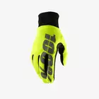 100% cyklistické rukavice hydromatic neonově žlutá STO-10011-004-12
