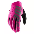 100% dámské cyklistické rukavice brisker cold weather, růžový STO-11016-263-10