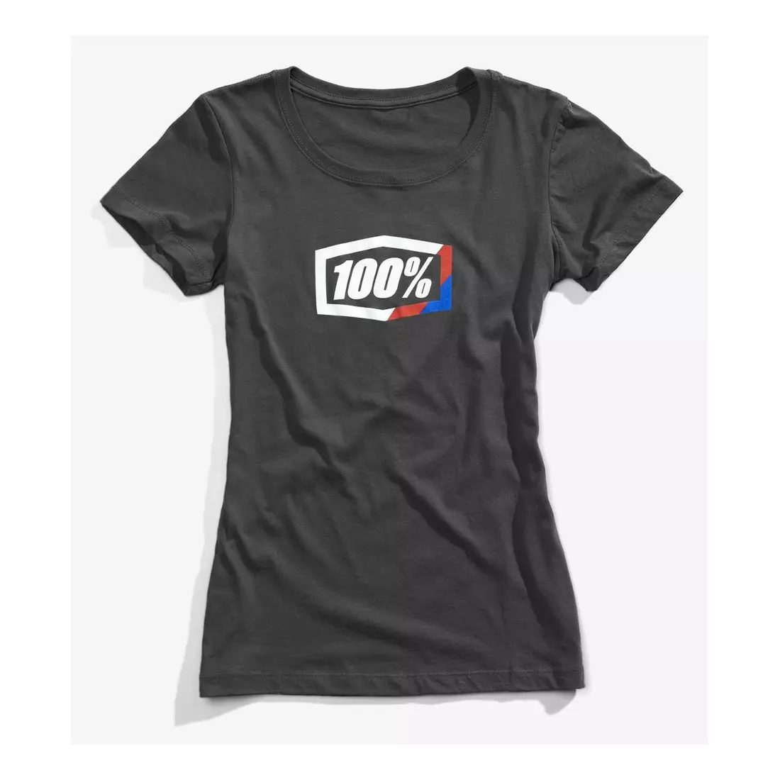 100% dámské pruhy na trička s krátkým rukávem dřevěné uhlí STO-28104-052-10