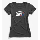100% dámské pruhy na trička s krátkým rukávem dřevěné uhlí STO-28104-052-10