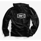100% pánská sportovní mikina essential hooded pullover black STO-36007-001-10