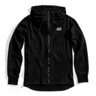 100% pánská sportovní mikina stratosphere hooded zip tech fleece black STO-37003-001-10