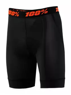 100% pánské boxerky s vložkou na kolo crux liner black STO-49901-001-28