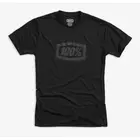 100% pánské tričko s krátkým rukávem a pozitivním tech černým STO-35011-001-11