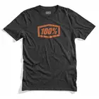 100% pánské tričko s krátkým rukávem essential charcol heather bronz STO-32016-323-10