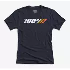 100% pánské tričko s krátkým rukávem motorrad tech tee navy heather STO-35010-015-11