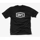 100% pánské tričko s krátkým rukávem základní černé STO-32016-001-14