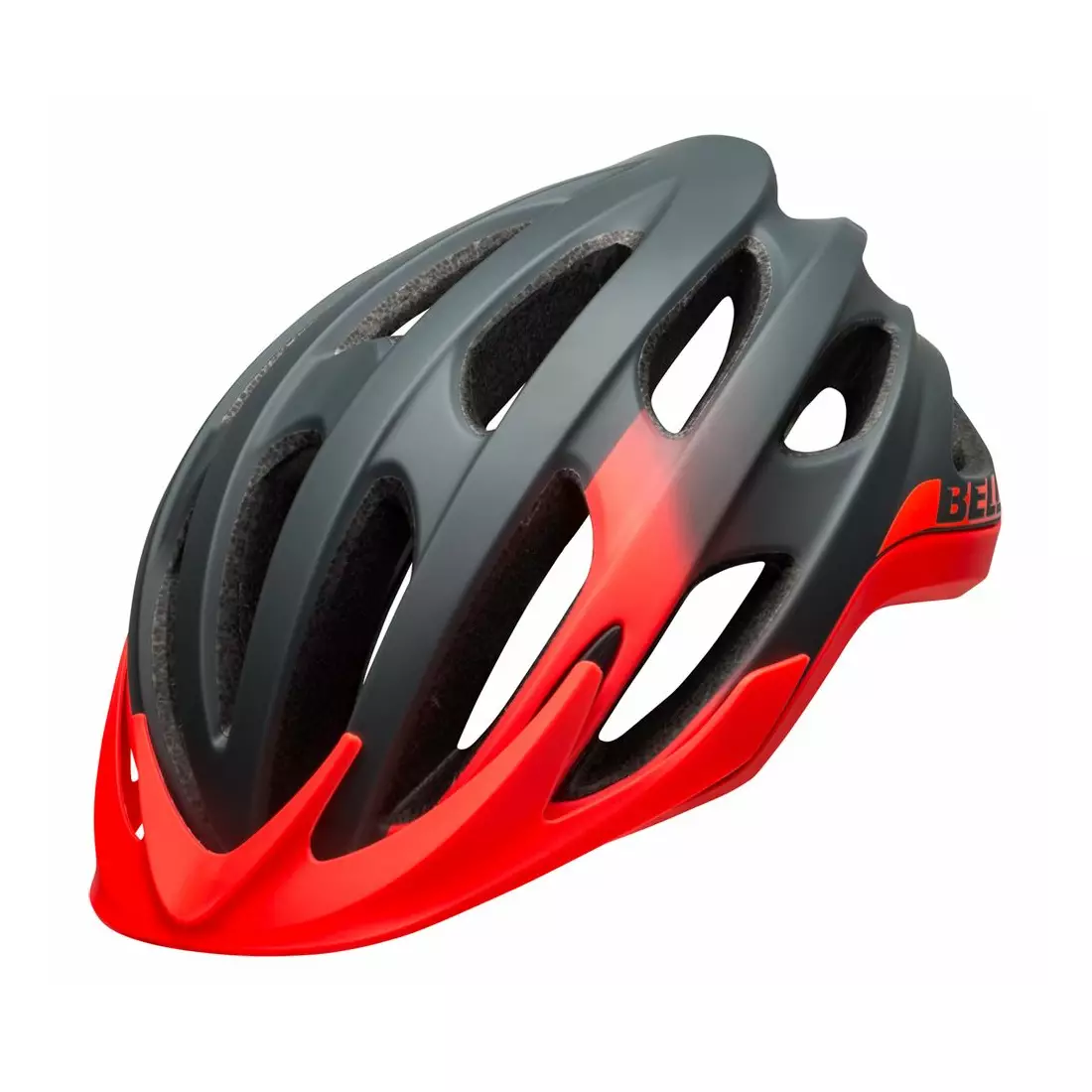 BELL cyklistická helma mtb drifter matte gloss gray infrared BEL-7116384