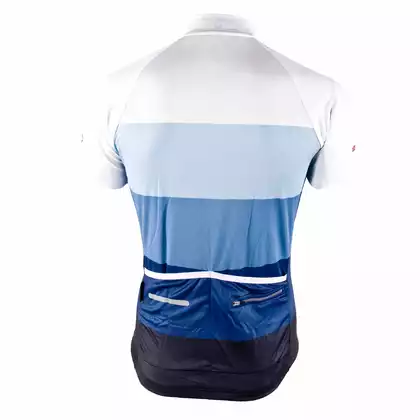 DEKO pánská modrá cyklistická košile s krátkým rukávem MNK-002-04