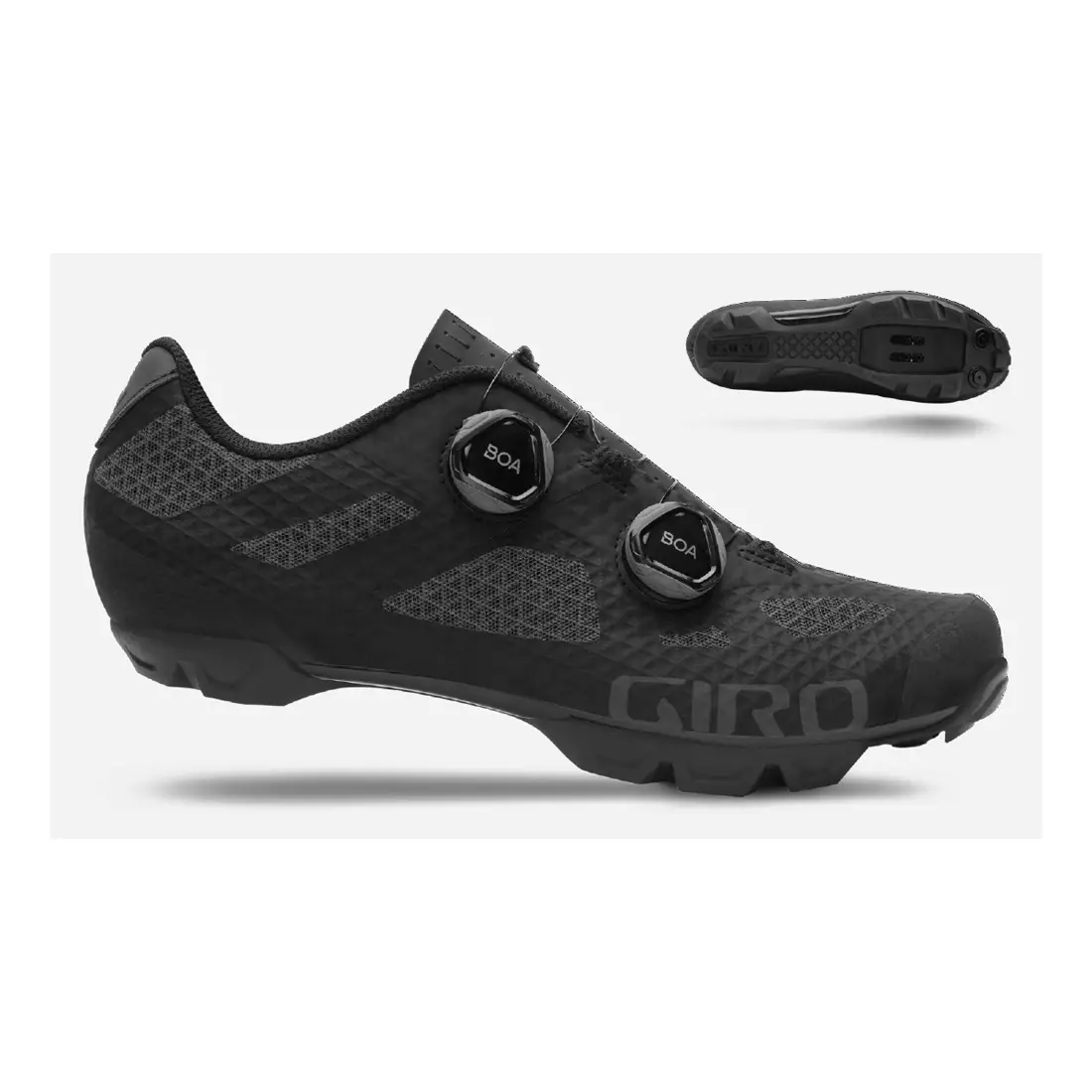 GIRO pánská cyklistická obuv SECTOR black dark shadow GR-7122815