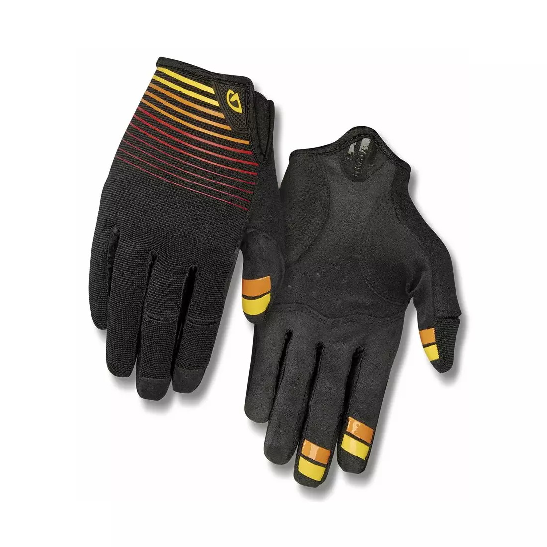 GIRO pánské cyklistické rukavice DND heatwave black GR-7099241