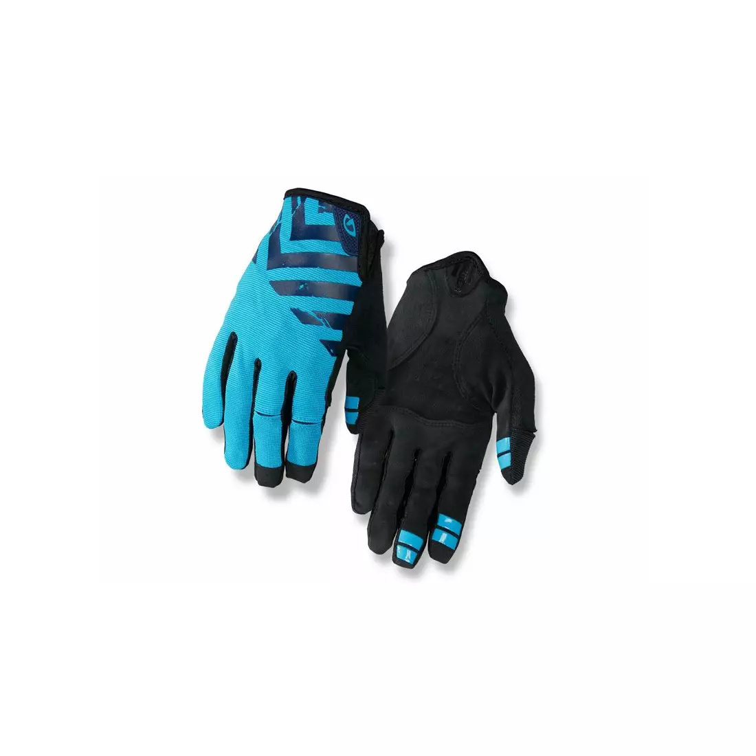 GIRO pánské cyklistické rukavice DND midnight blue black GR-7085574