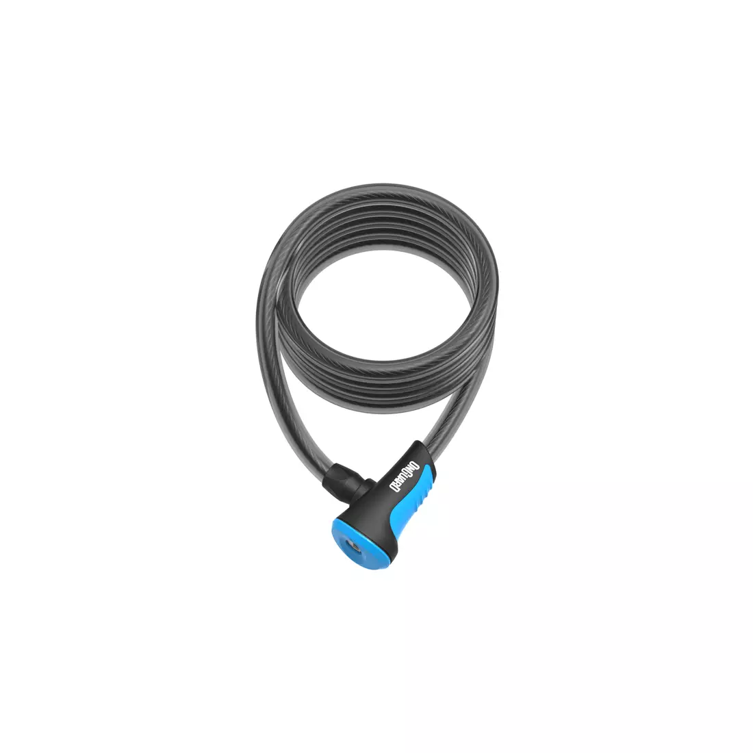 ONGUARD neonová spona na kolo 10mm 180cm + 2 x klíče s modrým kódem ONG-8157BU