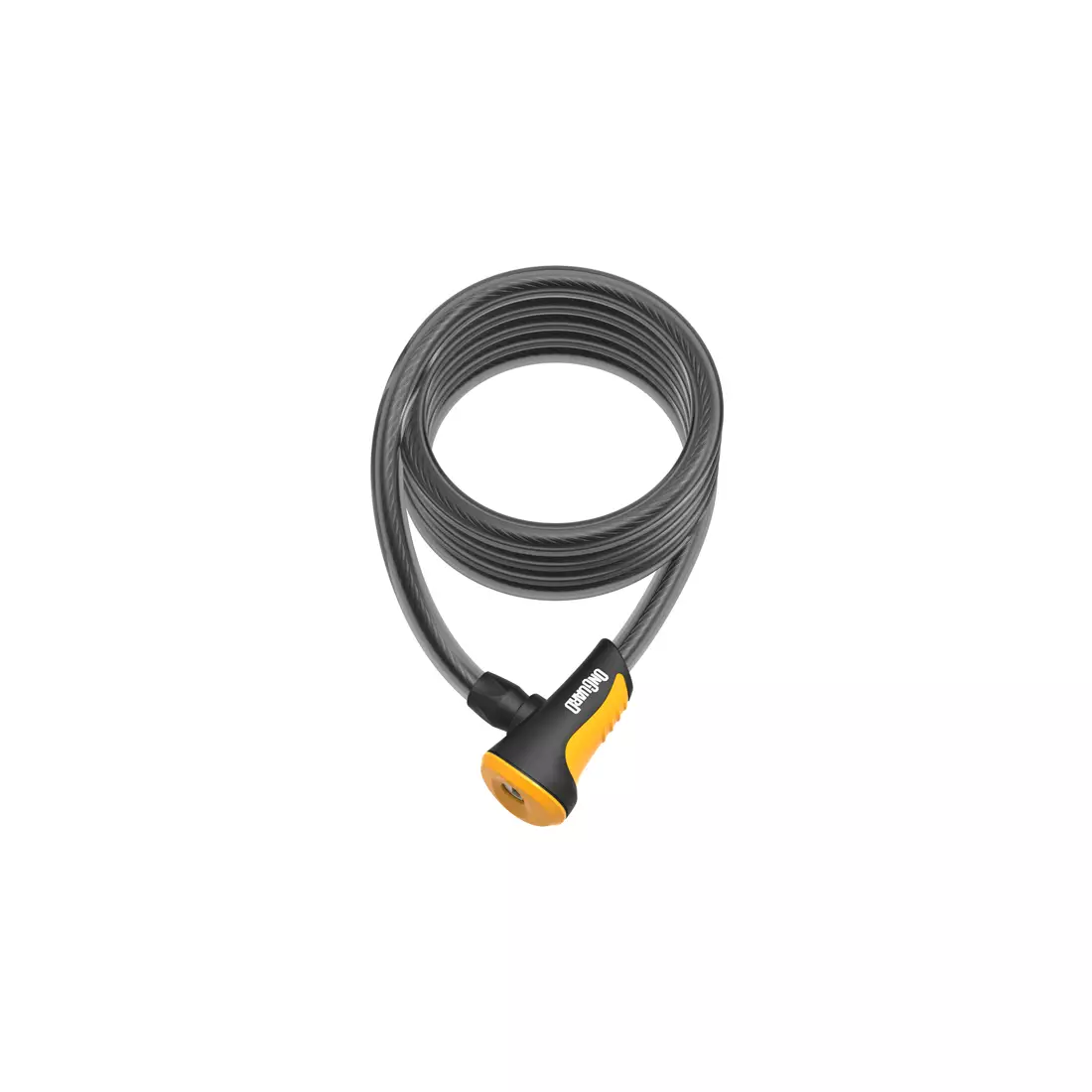 ONGUARD zámek kola na neonové lano 12mm 180cm + 2 x klávesy s oranžovým kódem  ONG-8162OR