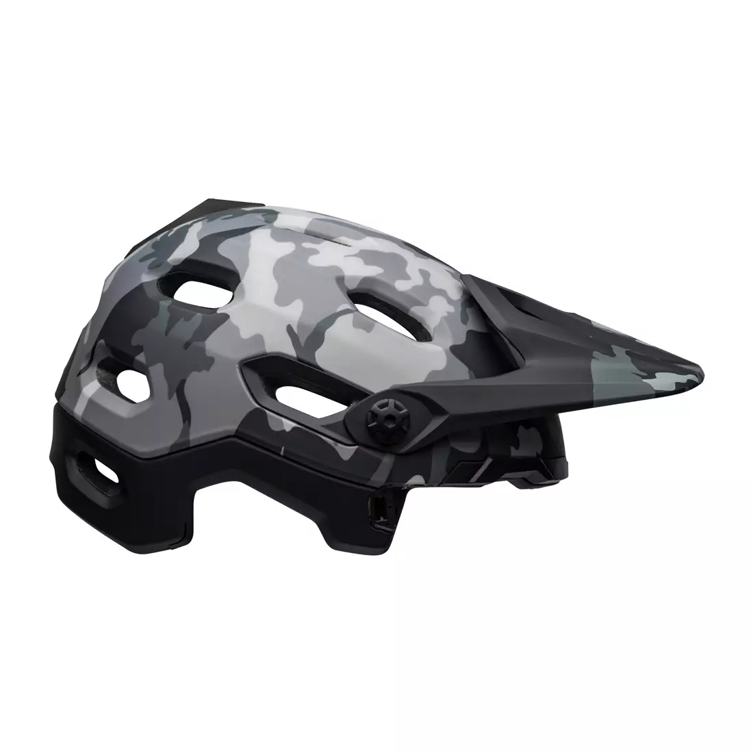 BELL SUPER DH MIPS SPHERICAL helma na kola s plným obličejem, matte gloss black camo
